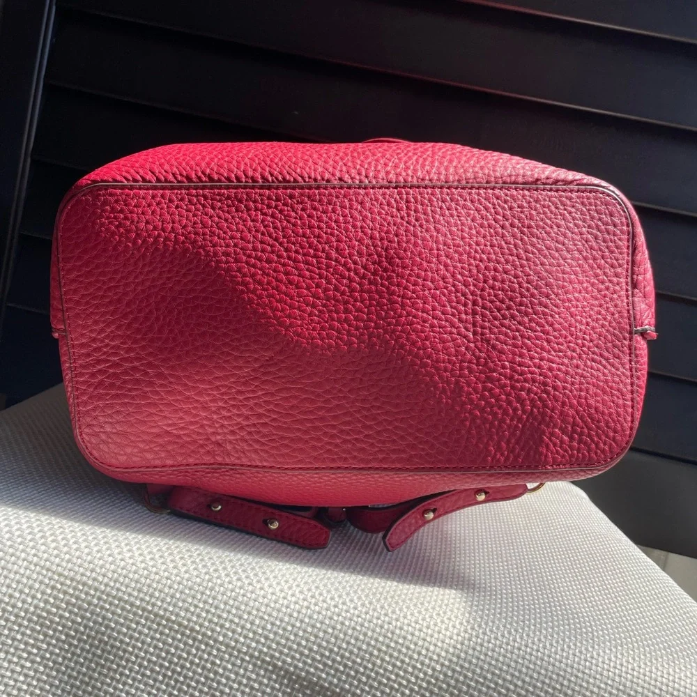 Tory Burch Red Leather convertible Backpack